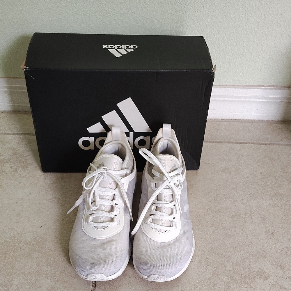 Adidas White and Gray Sneakers